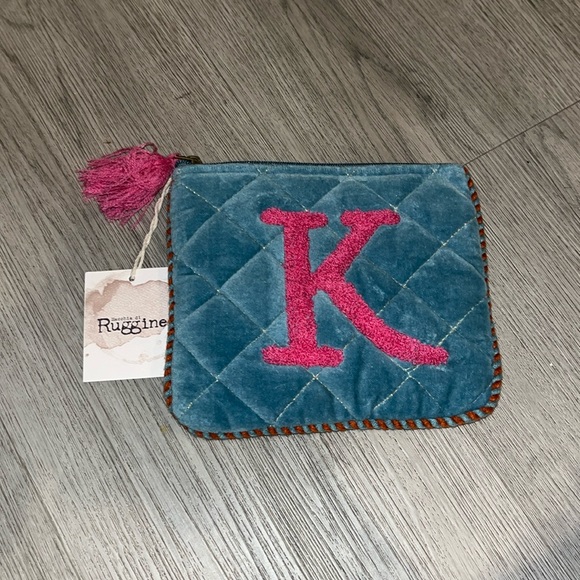 NWT Ruggine letter K pouch - Picture 1 of 6